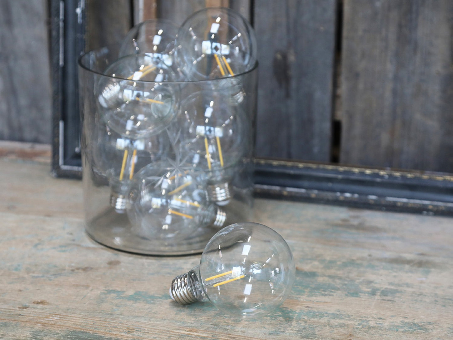 LED Glühbirne E27, 8 cm, Chic Antique