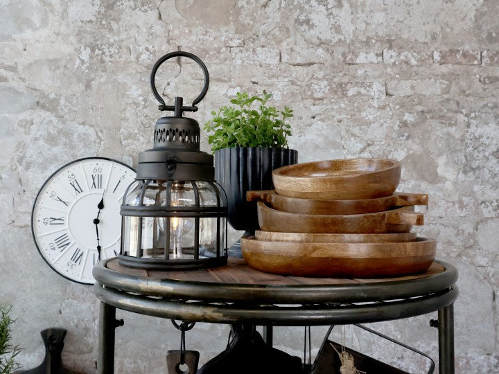 Stalllaterne Industrial-Look 34 cm, Chic Antique
