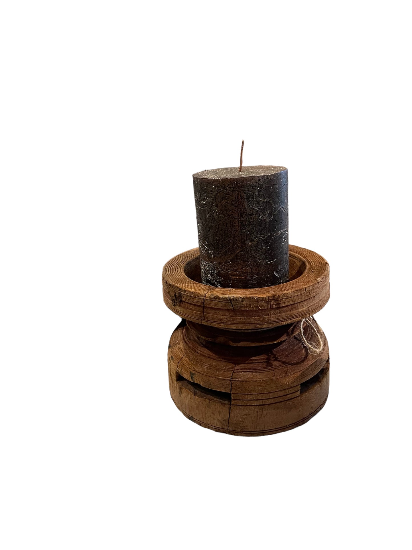 Kerzenständer für Stump-Kerzen, rund & eckig, Chic Antique