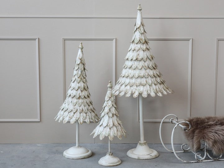 Tannenbaum Eisen, weiss 68 cm, Chic Antique – Amelie's GmbH