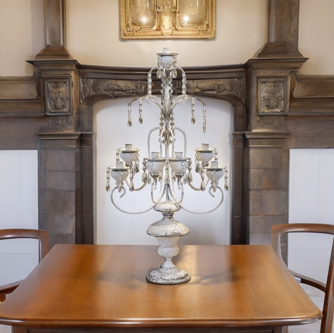 Franz. Kerzenständer für 7 Kerzen, Chic Antique