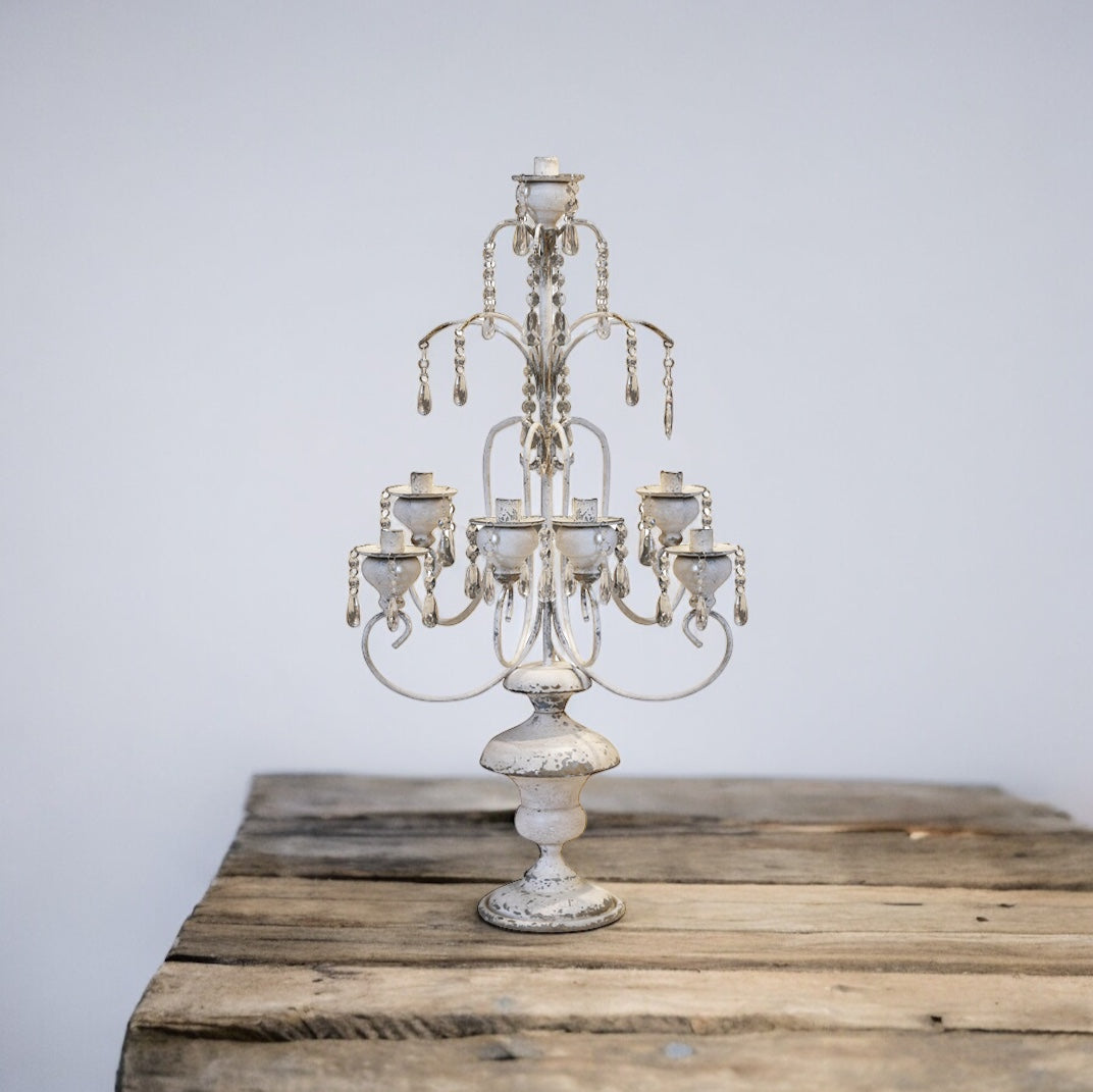 Franz. Kerzenständer für 7 Kerzen, Chic Antique