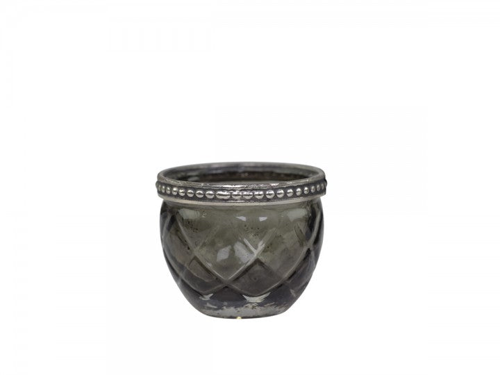 Teelichthalter grau, Chic Antique