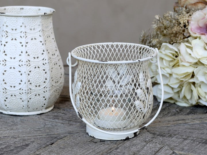 Windlicht m Henkel, Chic Antique