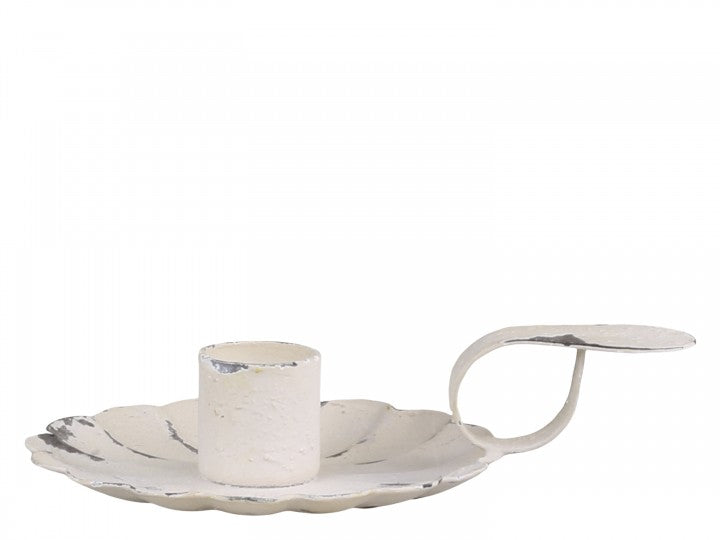 Kerzenhalter in Blumenform, Chic Antique