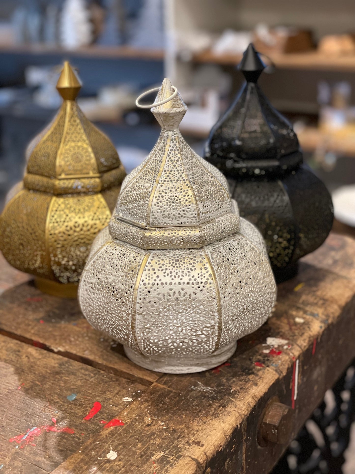 Orientalische Laterne Aladin, 29 cm, diverse Farben