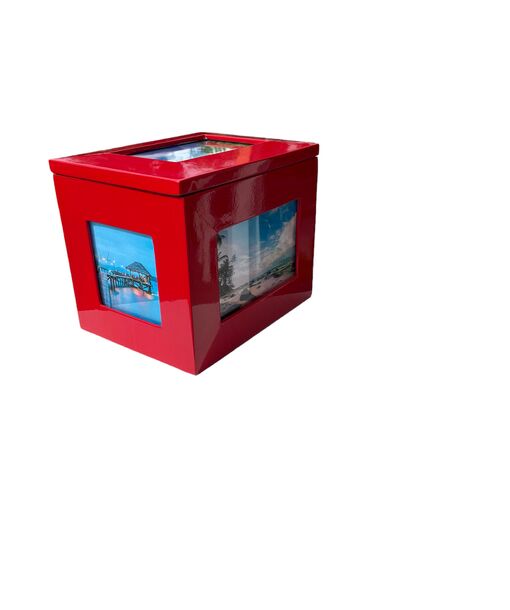Fotobox, Hochglanz rot Produktbild
