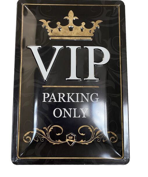 Blechschilld VIP Parking only Produktbild
