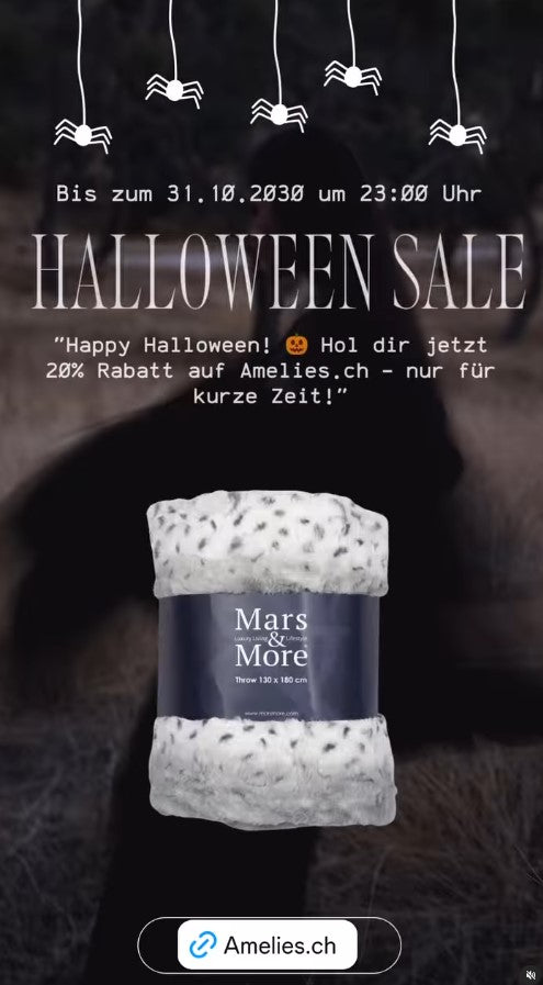 "Halloween-Special: 20% auf alles – Schnapp dir dein Lieblingsstück!"