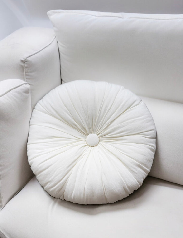 
                      
                        Kissen rund, weiss, Chic Antique
                      
                    