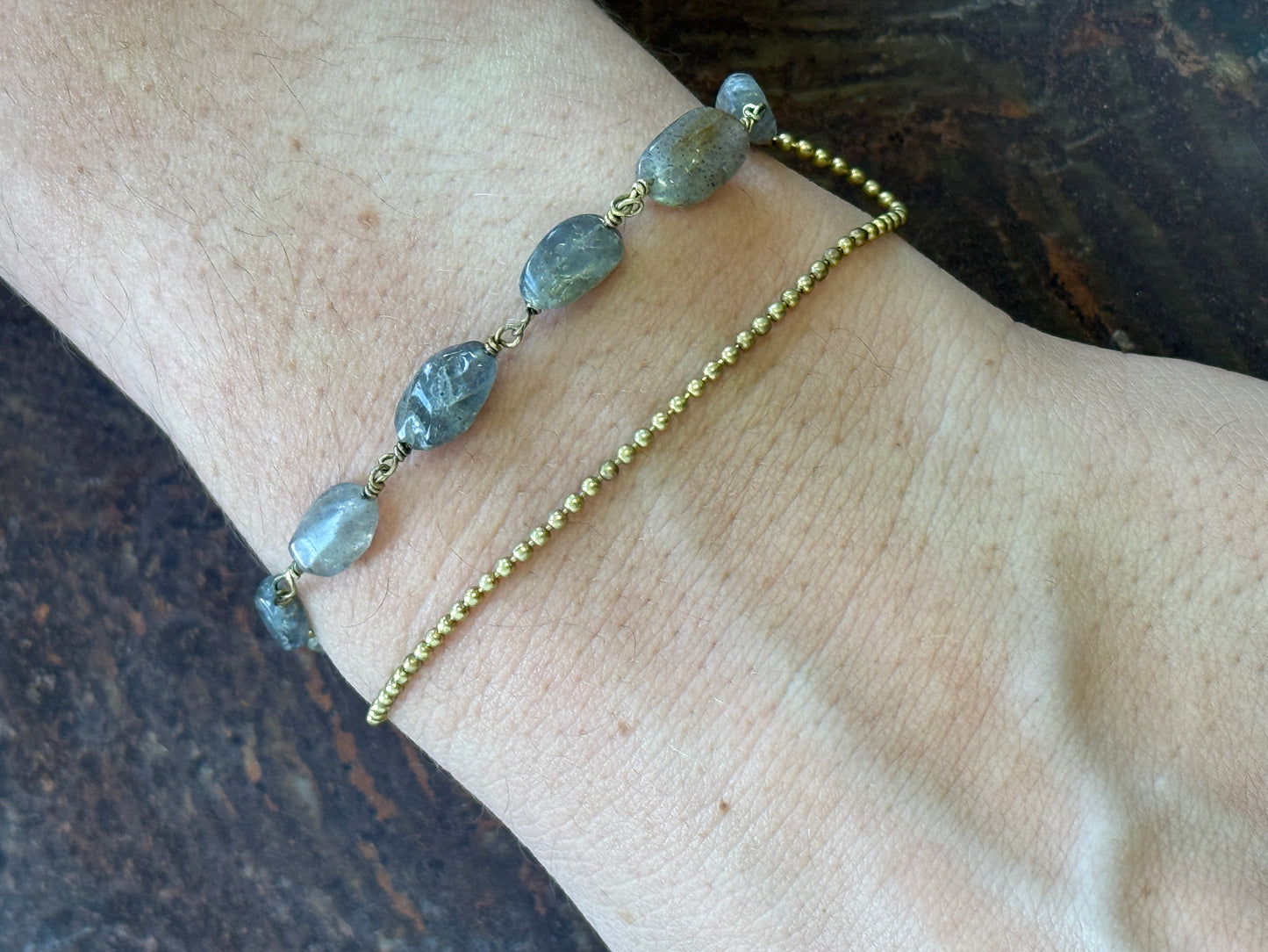 Armband Glow, Labradorite