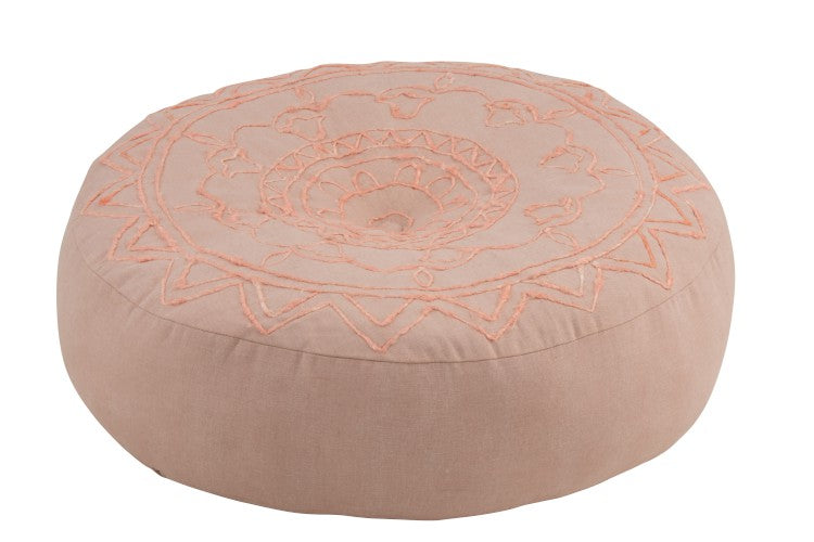 Sitzkissen rund, 60 cm, rosa, Jolipa