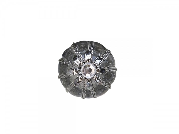 Griff mit Blume, Glas, Chic Antique