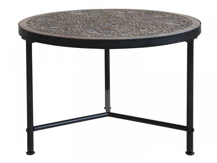 Sofatisch rund, 60 cm, Chic Antique
