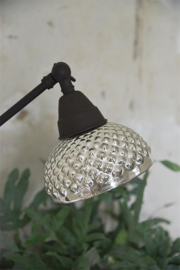 Tischlampe Bauernsilber schwarz, Jeanne d'Arc Living