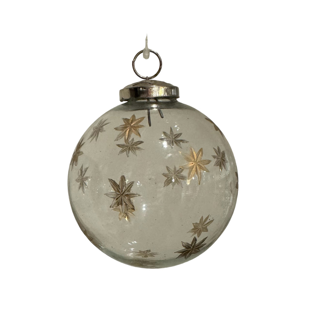 Zierliche Weihnachtskugel, grosse, 2-er Set