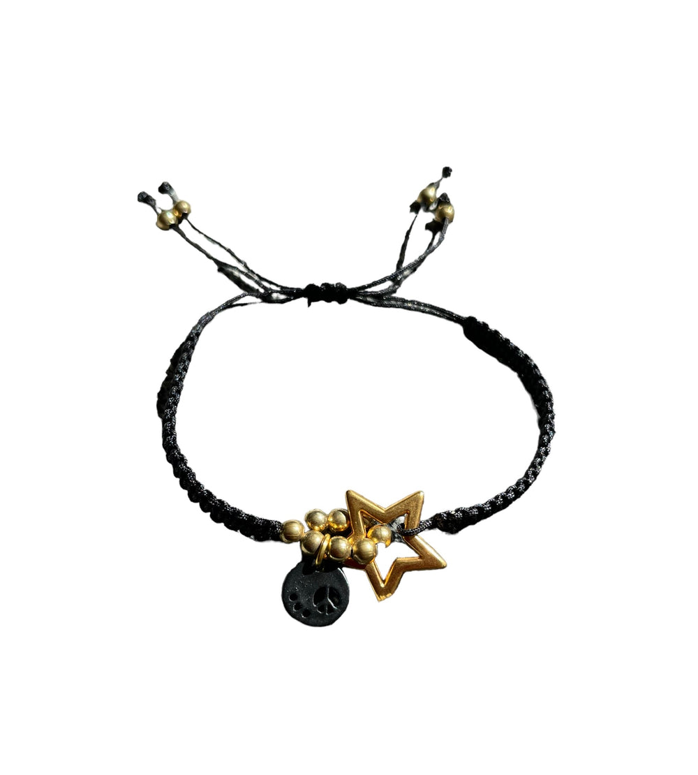 Armband Estrella, magramé m Stern, TwentyViolets