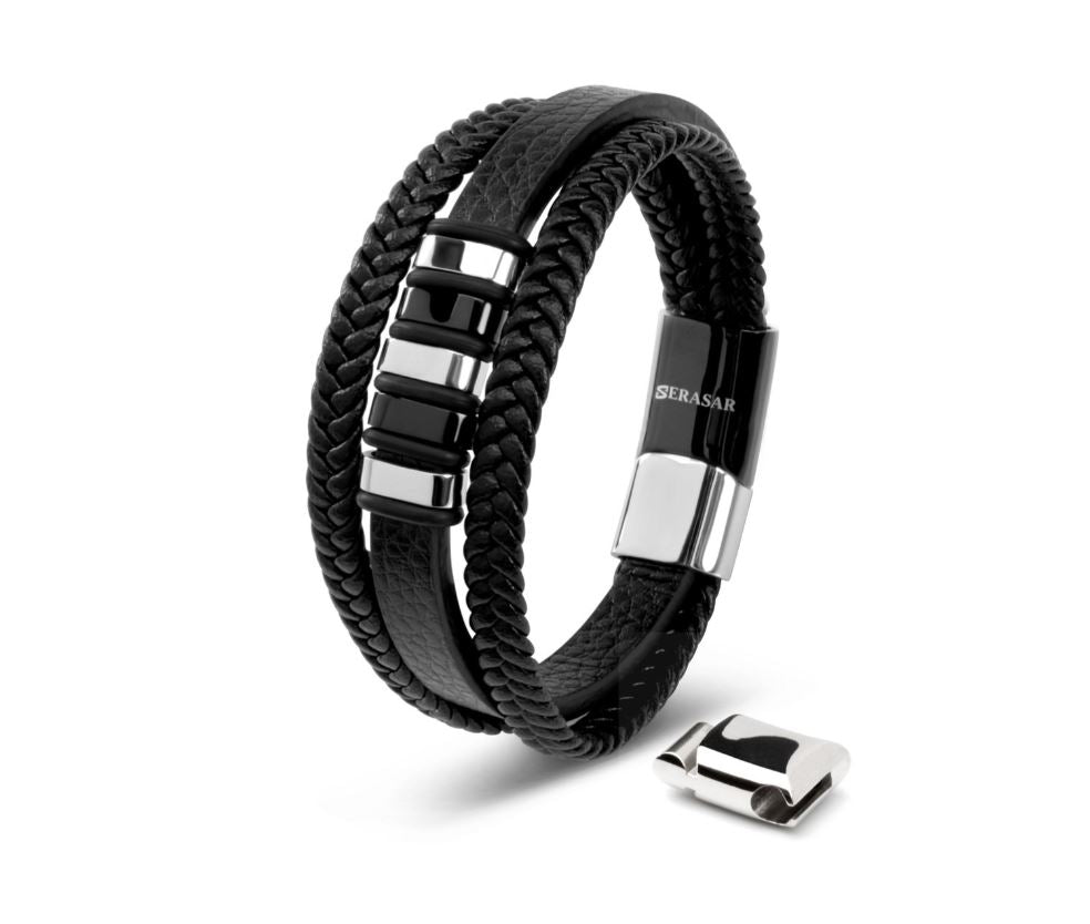 Lederarmband Glory, 20 cm, Serasar