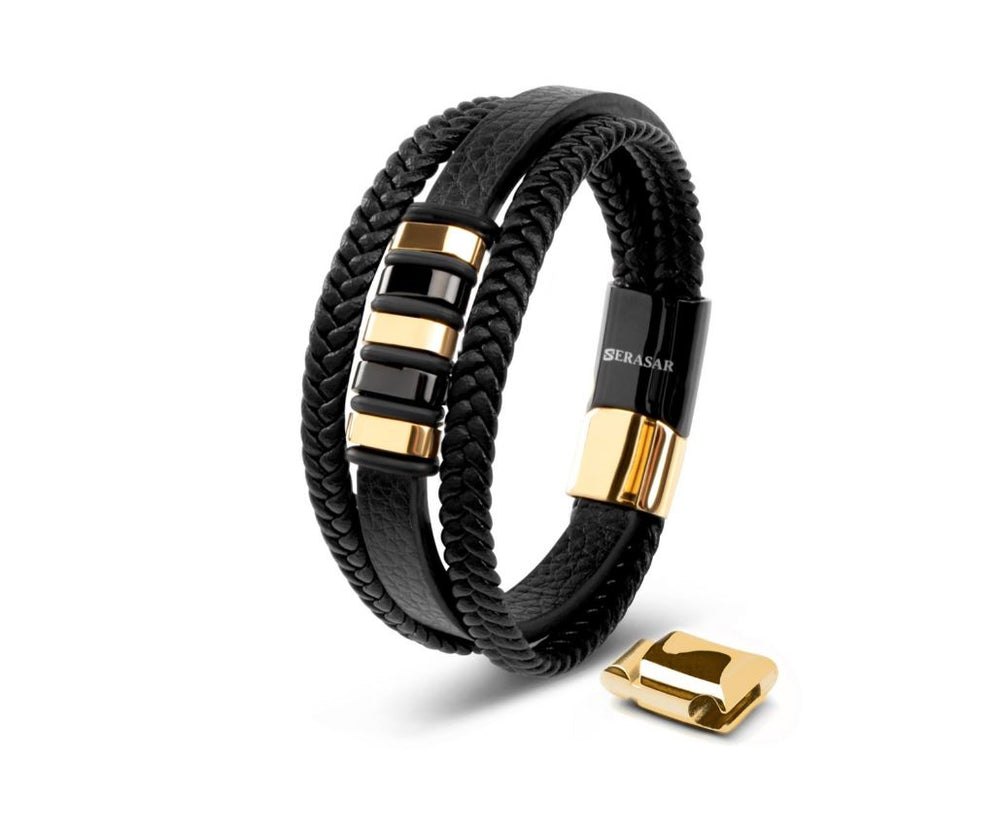 Lederarmband Glory, 20 cm, Serasar