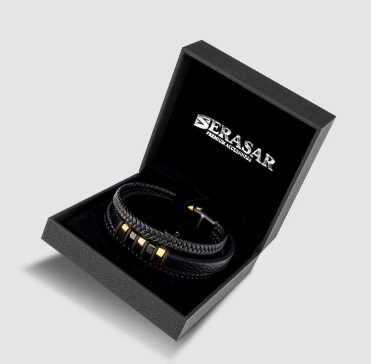 
                      
                        Lederarmband Glory, 20 cm, Serasar
                      
                    