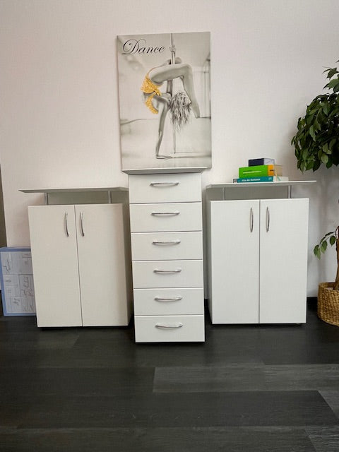 Sideboard im 3-er Set, weiss