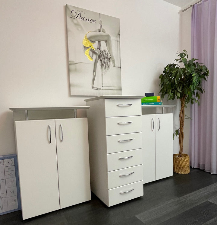 Sideboard im 3-er Set, weiss