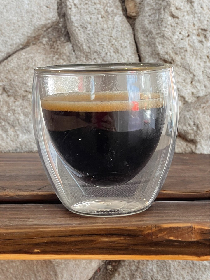 Espresso-Becher Glas, spitz