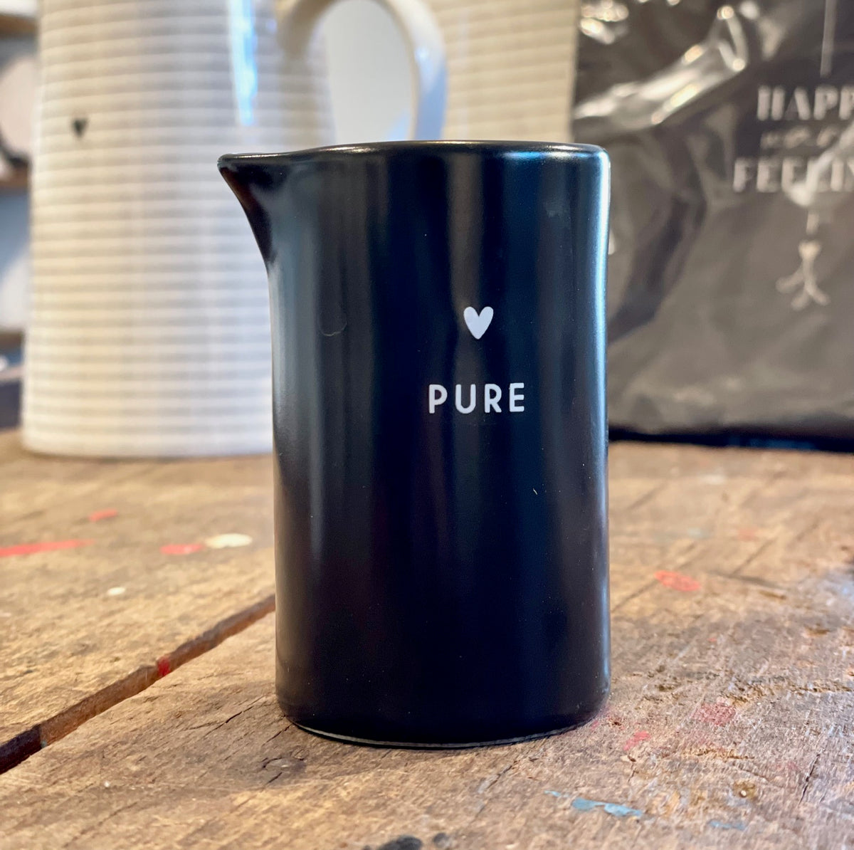 Sahnekännchen schwarz Pure, BC – Amelie's GmbH