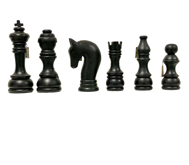 Schach-Dekofiguren schwarz