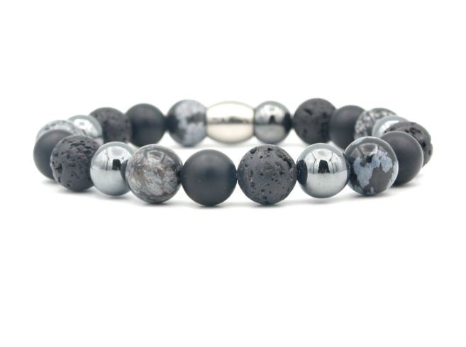 Armband Umi mix schwarz, 10 mm, Julian