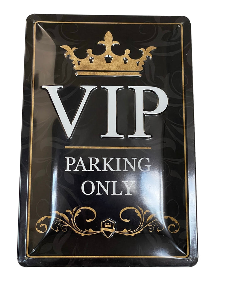 Blechschild VIP Parking only