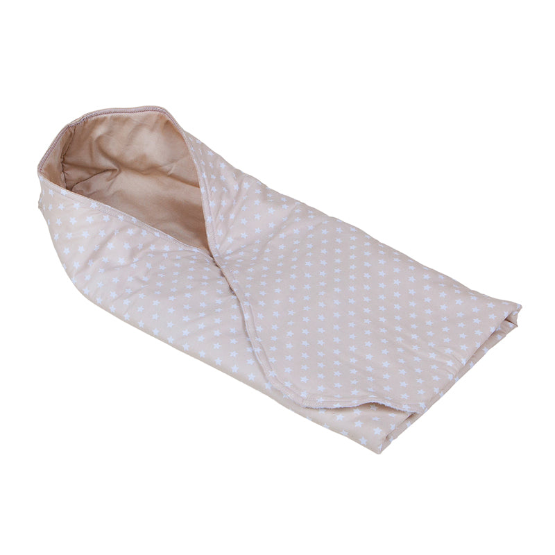 Wickeltuch Sterne beige, Little Dutch