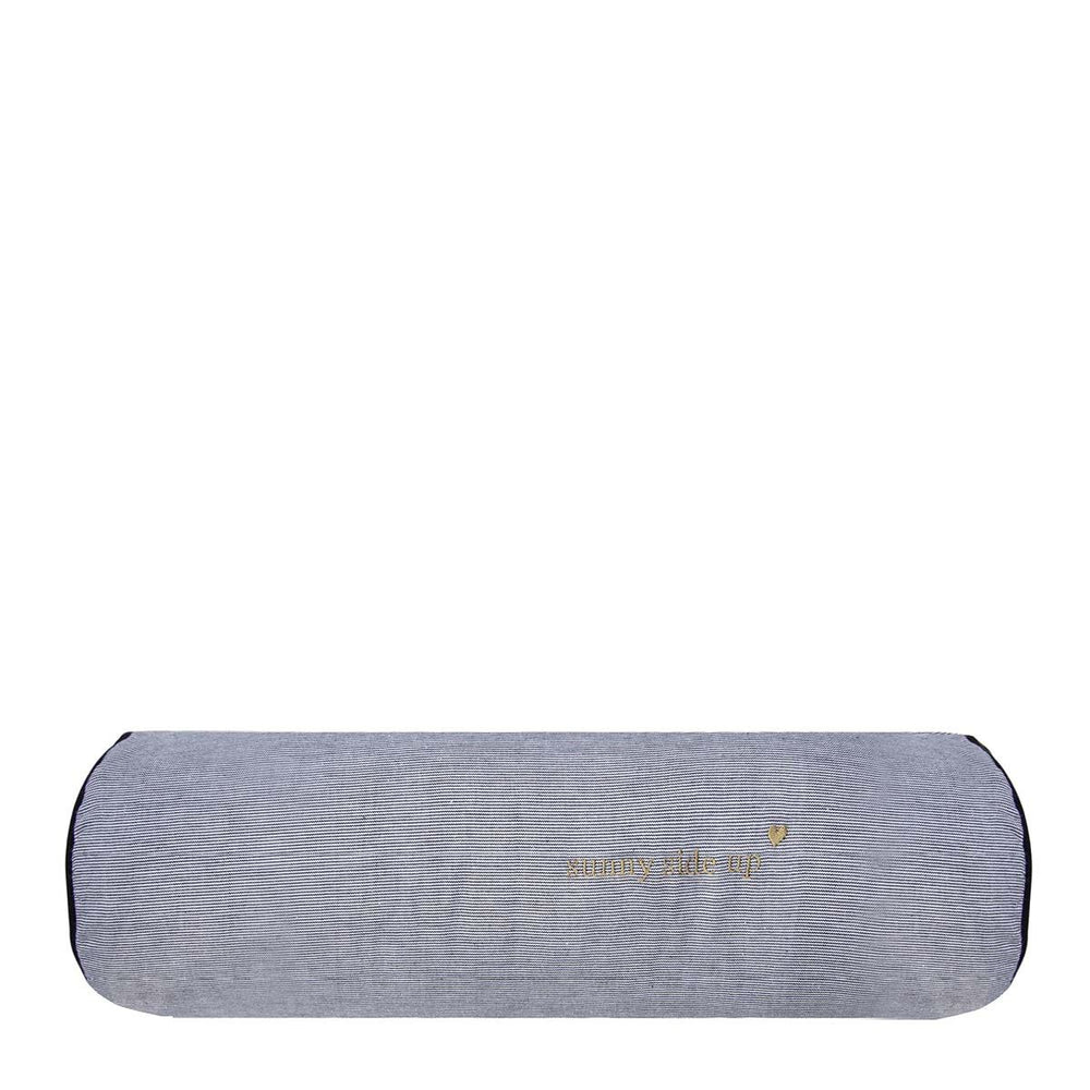 Kissenrolle blau, 